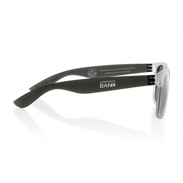 Logo trade promotional giveaway photo of: Gleam RCS recycled PC mirror lens sunglasses