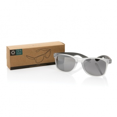 Logotrade promotional merchandise image of: Gleam RCS recycled PC mirror lens sunglasses