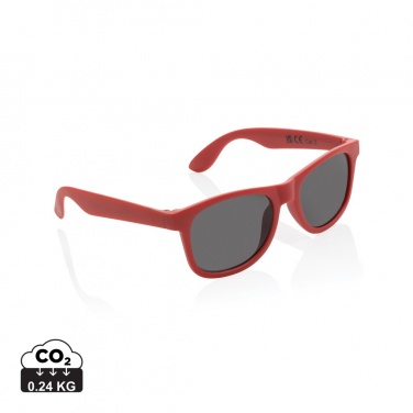 Logo trade promotional giveaways image of: RCS recycled PP plastic sunglasses