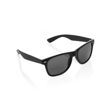 Logo trade promotional giveaways picture of: GRS recycled PC plastic sunglasses