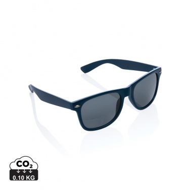 Logo trade promotional giveaways image of: GRS recycled PC plastic sunglasses