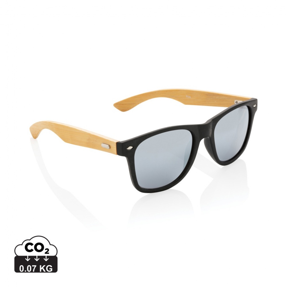 Logotrade promotional giveaways photo of: Bamboo and RCS recycled plastic sunglasses