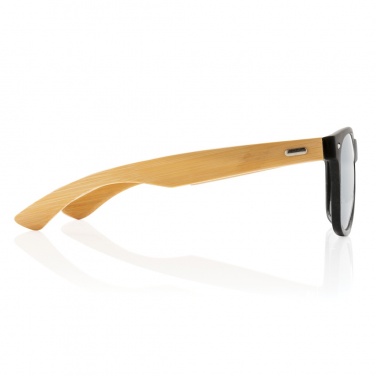 Logotrade promotional gift picture of: Bamboo and RCS recycled plastic sunglasses