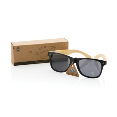 Logotrade advertising product image of: Bamboo and RCS recycled plastic sunglasses