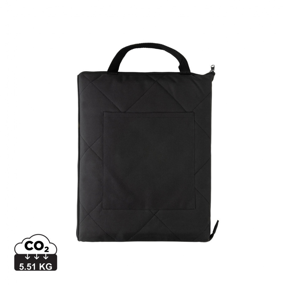 Logo trade corporate gifts image of: Impact Aware™ RPET foldable quilted picnic blanket