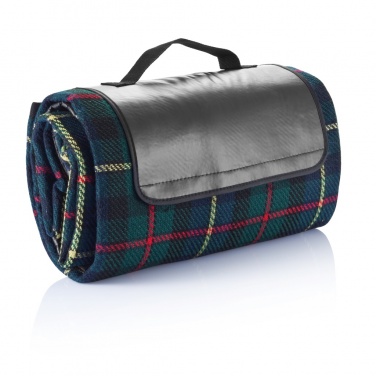 Logo trade business gifts image of: Tartan picnic blanket