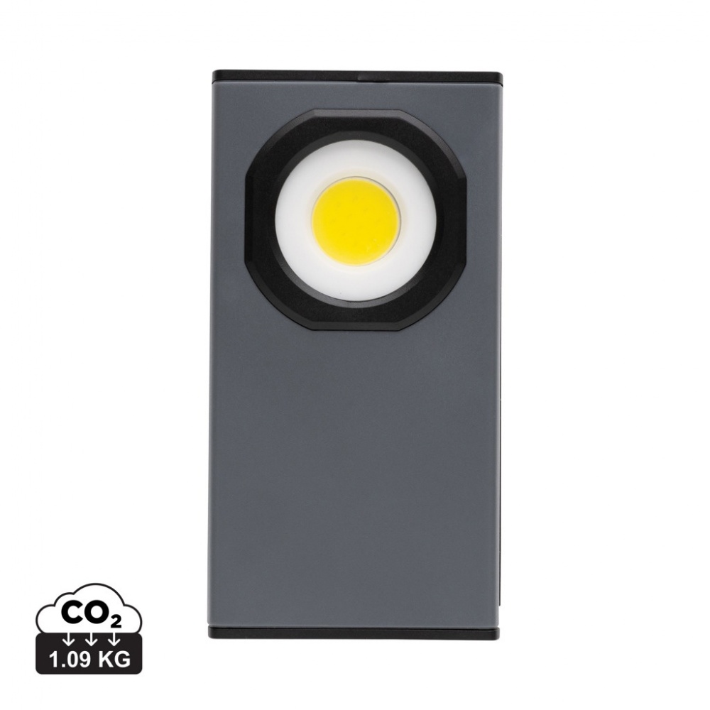 Logo trade promotional merchandise image of: Gear X RCS recycled plastic USB pocket work light 260 lumen