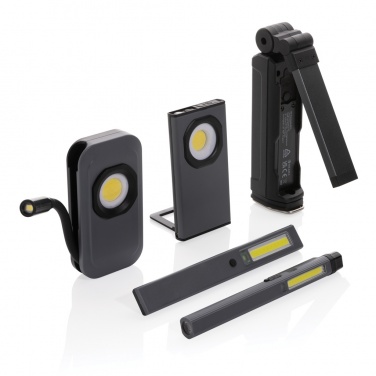 Logo trade business gift photo of: Gear X RCS recycled plastic USB pocket work light 260 lumen