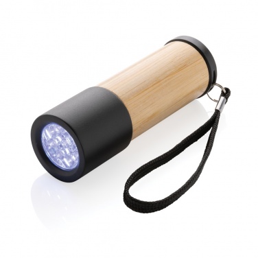 Logotrade promotional item picture of: Bamboo and RCS certfied recycled plastic torch