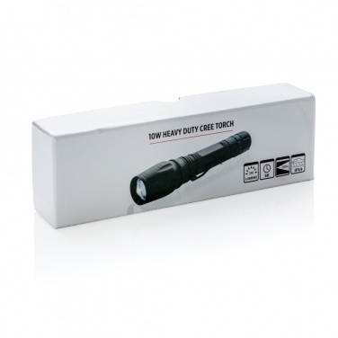 Logo trade corporate gifts picture of: Torch 10W Heavy duty CREE