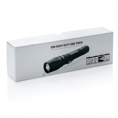 Logo trade advertising products image of: Torch 10W Heavy duty CREE