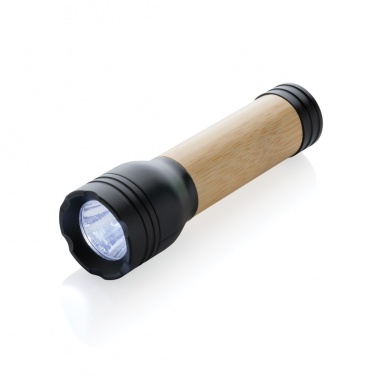 Logotrade corporate gift picture of: Lucid 1W RCS certified recycled plastic & bamboo torch