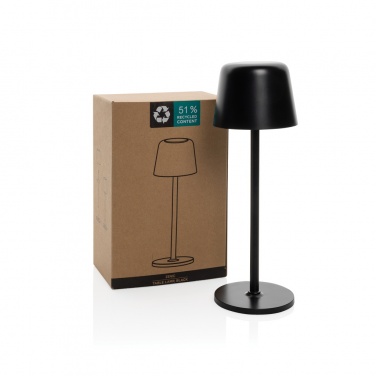 Logotrade business gift image of: Zenic RCS recycled plastic USB re-chargable table lamp