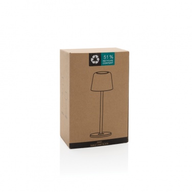 Logotrade promotional item picture of: Zenic RCS recycled plastic USB re-chargable table lamp