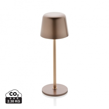 Logotrade promotional product image of: Zenic RCS recycled plastic USB re-chargable table lamp