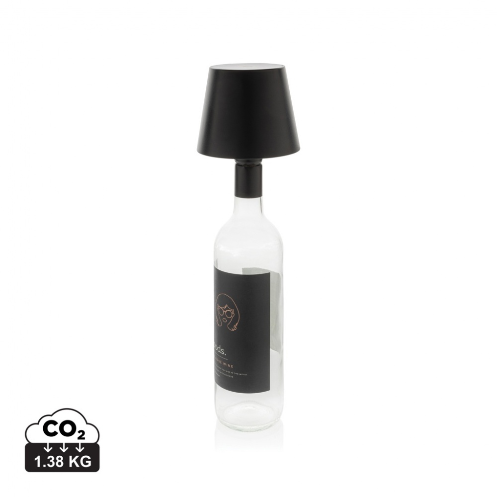 Logotrade promotional item image of: BottleGlow RCS recycled plastic bottle lamp