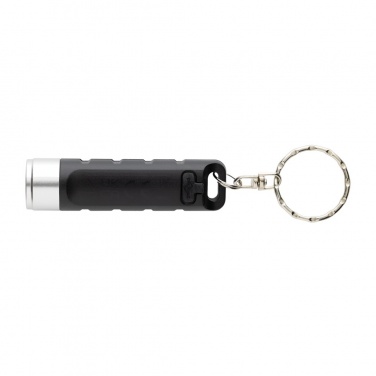 Logotrade promotional giveaway image of: Globix RCS recycled plastic USB re-chargeable keychain torch