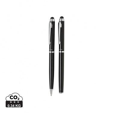 Logo trade promotional products image of: Swiss Peak deluxe pen set