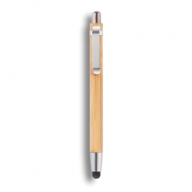 Logo trade promotional gift photo of: Bamboo stylus pen