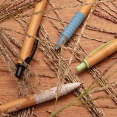 Logo trade corporate gifts image of: Bamboo & wheat straw pen