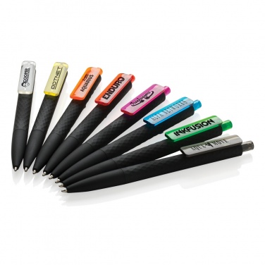 Logo trade corporate gift photo of: X3 black smooth touch pen