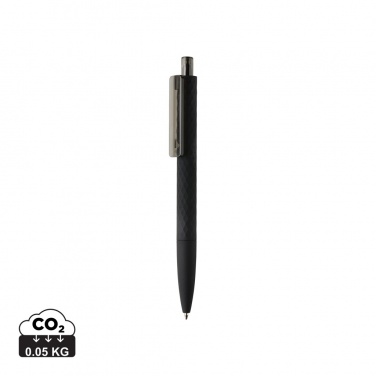 Logo trade promotional merchandise picture of: X3 black smooth touch pen