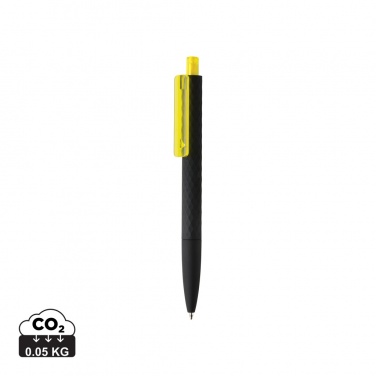 Logo trade corporate gifts image of: X3 black smooth touch pen