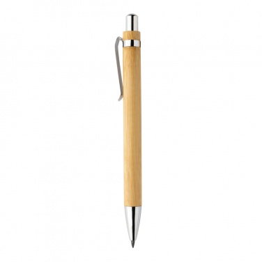 Logo trade corporate gifts image of: Pynn bamboo infinity pen