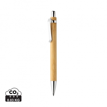 Logotrade promotional giveaway image of: Pynn bamboo infinity pen