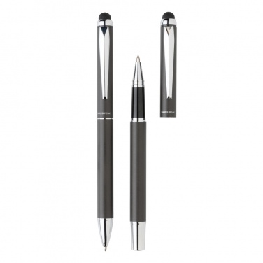 Logotrade advertising product image of: Swiss Peak deluxe pen set in PU pouch