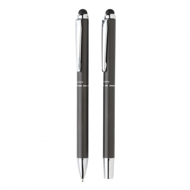 Logotrade corporate gift picture of: Swiss Peak deluxe pen set in PU pouch