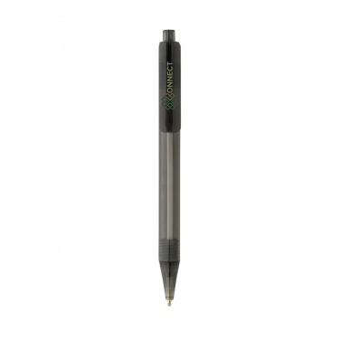 Logotrade promotional item image of: GRS RPET X8 transparent pen