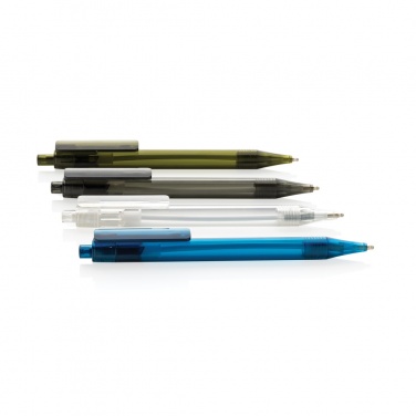 Logotrade promotional product image of: GRS RPET X8 transparent pen