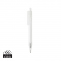 GRS RPET X8 transparent pen, white