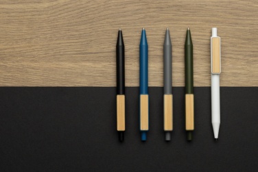 Logo trade promotional products picture of: GRS RABS pen with bamboo clip