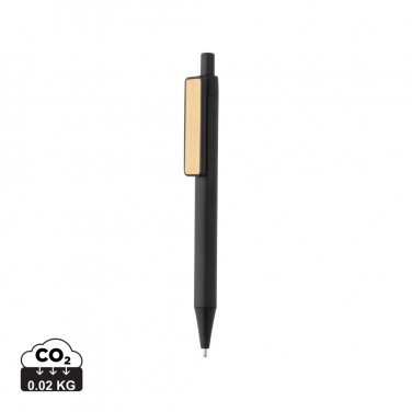 Logo trade promotional giveaways image of: GRS RABS pen with bamboo clip