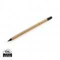 Bamboo infinity pencil with eraser, brown