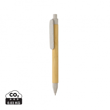 Logo trade promotional products picture of: Write responsible recycled paper barrel pen