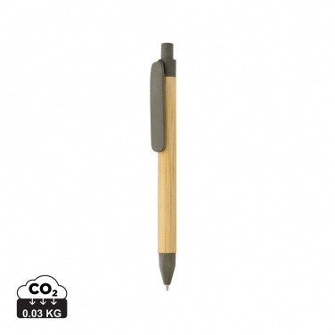 Logotrade promotional item picture of: Write responsible recycled paper barrel pen