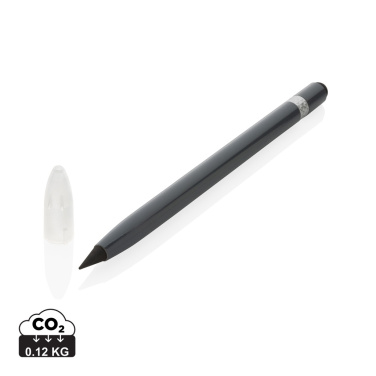 Logo trade promotional gifts picture of: Aluminum inkless pen with eraser