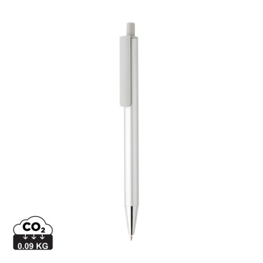 Logo trade promotional merchandise photo of: Amisk RCS certified recycled aluminum pen