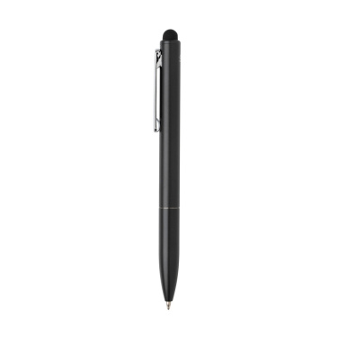 Logo trade corporate gifts picture of: Kymi RCS certified recycled aluminium pen with stylus