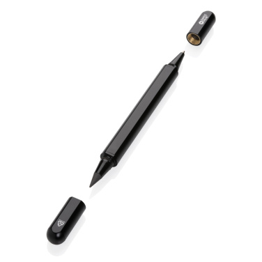 Logo trade business gift photo of: Swiss Peak Storm RCS recycled aluminum dual tip pen