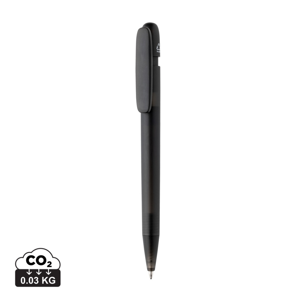 Logotrade promotional item picture of: Devin GRS certified RABS pen transparent