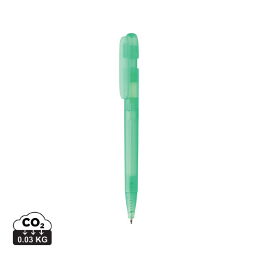 Logo trade business gift photo of: Devin GRS certified RABS pen transparent