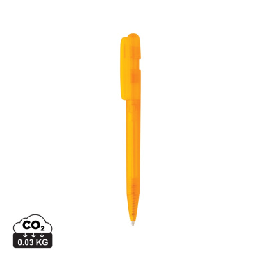 Logo trade promotional giveaways image of: Devin GRS certified RABS pen transparent