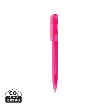 Logotrade promotional product image of: Devin GRS certified RABS pen transparent