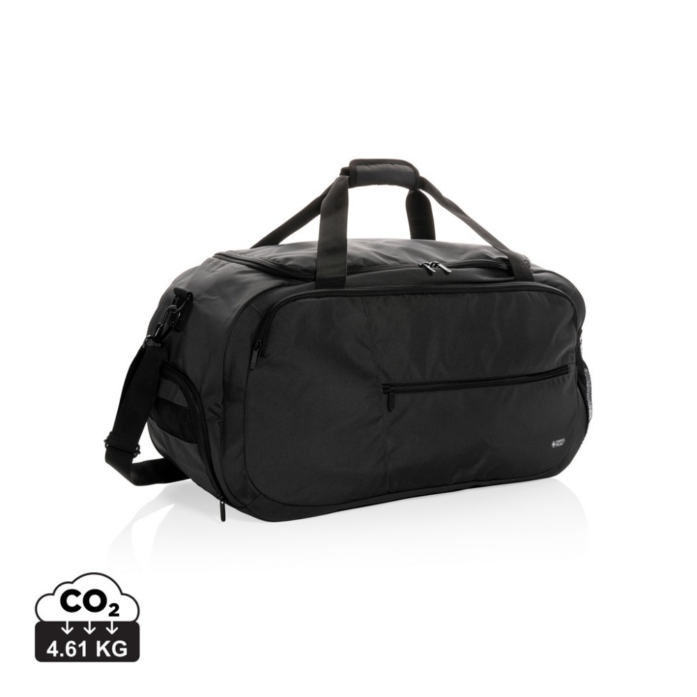 Logotrade promotional merchandise image of: Swiss Peak AWARE™ RPET sports duffel bag