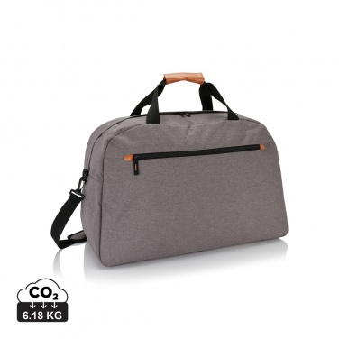 Logo trade promotional giveaway photo of: Fashion duo tone travel bag