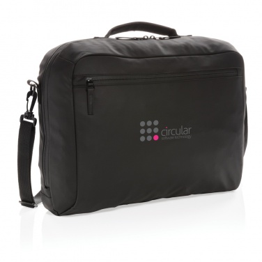 Logo trade promotional merchandise picture of: Fashion black 15.6" laptop bag PVC free